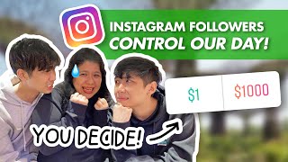 LETTING FOLLOWERS CONTROL OUR LIFE FOR A DAY (WE REGRETTED!!!)