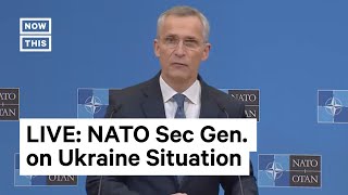 NATO Secretary General Jens Stoltenberg on Ukraine-Russia I LIVE