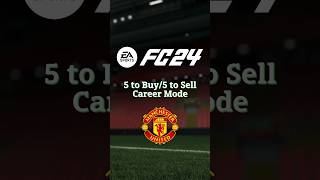 5 Players to Buy/5 Players to Sell - Realistic Manchester United Career Mode (FC24) #easportsfc24