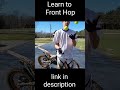 Learn to Front Wheel Hop