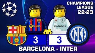 Barcelona vs Inter 3−3 • Champions League 2022/23 All Goals & Hіghlіghts Lego Football