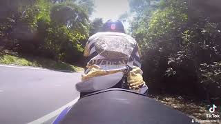 Yamaha R25 route to Karak