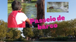 VLOG:FOMOS PASSEAR DE BARCO...VEM COMIGO