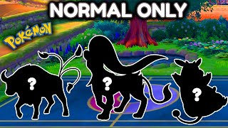 We Can Only Catch Normal Type Pokemon...Then we Fight!
