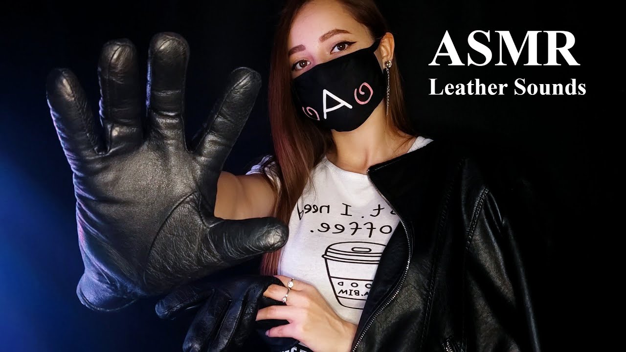 Asmr Leather Jacket Gloves Face Mask Youtube