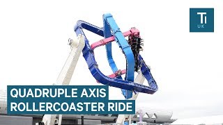 This rollercoaster spins on 4 axes at 3.5G