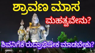 ಶ್ರಾವಣ ಮಾಸದ ಮಹತ್ವವೇನು? l ಶಿವನಿಗೆಕೆ ರುದ್ರಾಭಿಷೇಕ ಮಾಡಬೇಕುl Importance of Shravan month# Praveen Purohit