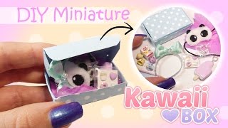 Miniature Kawaii Subscription Box Tutorial // DIY Dolls/Dollhouse