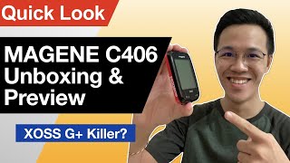 Magene C406 Unboxing Cheap Budget Bike Computer | Smart GPS Murah