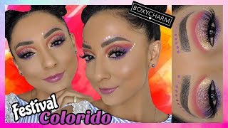 MAQUILLAJE BRILLANTE PARA FESTIVAL | BOXYCHARM ABRIL 2019 ♥♥♥ Andy Lo