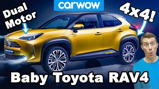 Toyota’s brilliant new baby RAV4 - it's got DUAL motors!