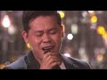 Marcelito Pomoy Philippines Champion Solo Duet Singer BLOWS THE ROOF OFF  Semifinals AGT Champions