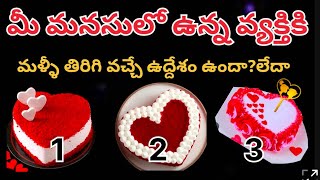 100% మీ మనసులో ఉన్న వ్యక్తి మళ్ళీ తిరిగి మీ దగ్గరకు వచ్చే ఉద్దేశం ఉందా?లేదా?||tarotreading in telugu