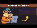 How to Remove All Items from Array in Javascript