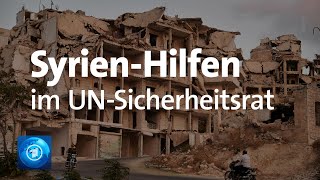 UN-Sicherheitsrat entscheidet über Zukunft der Syrien-Hilfe