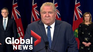 Coronavirus outbreak: Doug Ford says Ontario to extend state of emergency over COVID-19 | FULL