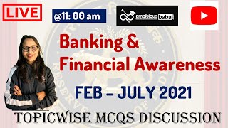 SBI CLERK MAINS CURRENT AFFAIRS|   Topicwise CA in MCQs |  Banking & Financial Awareness| SSC, IBPS