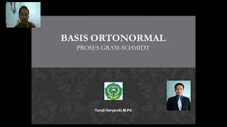 Basis Ortonormal; Proses Gram Schmidt