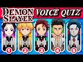 DEMON SLAYER VOICE QUIZ 👺⚔️ Guess the Character Voice | Kimetsu no Yaiba Season 4 Quiz!