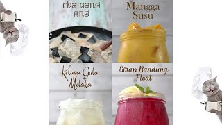 [RESEPI Khairul Aming] Air Cha Bang Ang, Mangga Susu, Kelapa Gula Melaka \u0026 Sirap Bandung Float