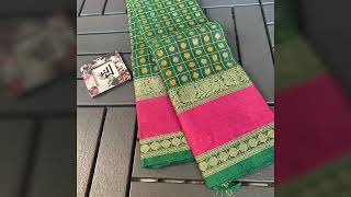 Handloom pure kanchi cotton sarees@ 4700/-