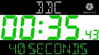 100 Seconds Countdown BBC Digital Timer V33 (Different Music V2)