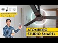 Atomberg Studio Smart+ IOT Enabled Ceiling Fan With BLDC Motor, Remote & Voice Control [2023]