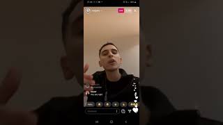 Geko UK Rapper says it how it is 🤣 Insta Live 2021 #happynewyear #washyourarse