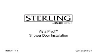 Installation - Vista Pivot Shower Doors