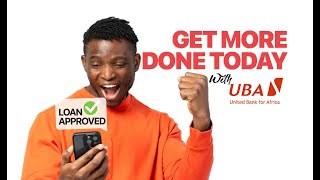 Get more done with a UBA Consumer Loan!