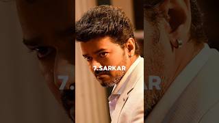 Vijay Thalapathy Top 10 Most popular movies #leo south movies