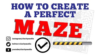 Create a Perfect Maze - Algorithm Explained