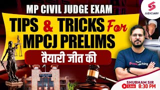 Tips & Tricks for MPCJ Prelims Exam | MP Judiciary Expected Cut off I Shubham Sir