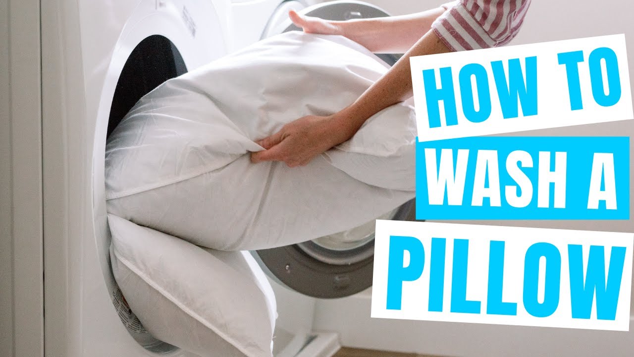 How To WASH A PILLOW | Clean It REGULARLY - YouTube