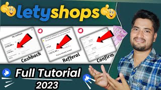 Letyshop Best Cashback Apps Full tutorial 2023 | Earning proof | missing cashback | withdrawal