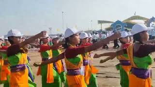 बर' थुनलाइ आफादनि 64थि बोसोरसालिया जथुमानि फरायसाफोरनि March past गेलेनाय