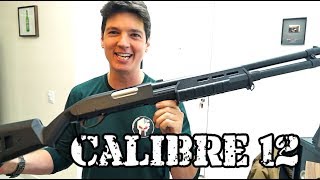 Calibre 12 - Shotgun CM355L Airsoft Brasil - Luiz Rider