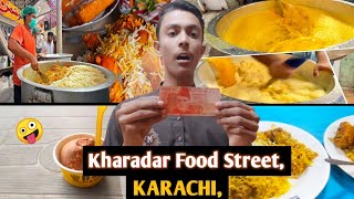 Food Street at Kharadar Food Street Karachi | sirf 1000 mai itna kuch 😮🤯