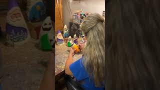 Woodcarving with Greg McDonald/painting with Mell Smith