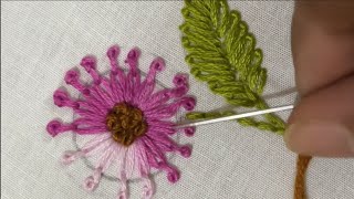 very easy and beautiful flower embroidery design/ most trending patterns design