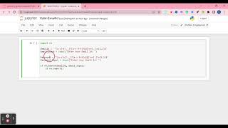 How to Email and password validation in python python learning