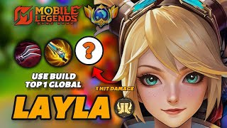 LAYLA CHEAT!! BUILD LAYLA TERSAKIT 2025 TERBARU - BUILD LAYLA PALING SAKIT 2025 MOBILE LEGENDS