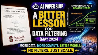 A Bitter Lesson for Data Filtering (May 2026)