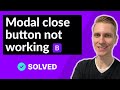 Bootstrap 5 modal close button not working (SOLVED)