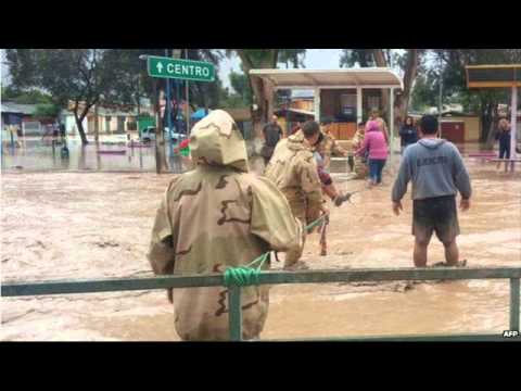 Two Dead As Flash Flooding Hits Chile Atacama Desert Region - YouTube