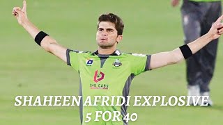 Shaheen Afridi Picks Up Five Wicket Haul | Lahore vs Peshawar | Match 15 | PSL 8 | Colorful World