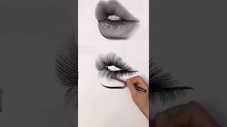 realistic lips draw #drawing #viral #art #sketch #shorts #short