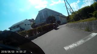 2018 0603 　カワサキエプシロン　道志みちでヤエー！