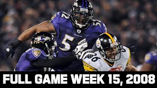 A Rivalry Begins! Steelers vs. Ravens Week 4, 2008 Full Game