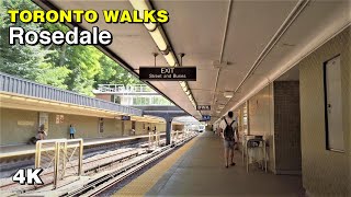 A walk through Toronto's Rosedale neighbourhood [4K]